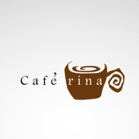 cafe rina〜ロゴマークを無料提案！ロゴ化するならロゴカ